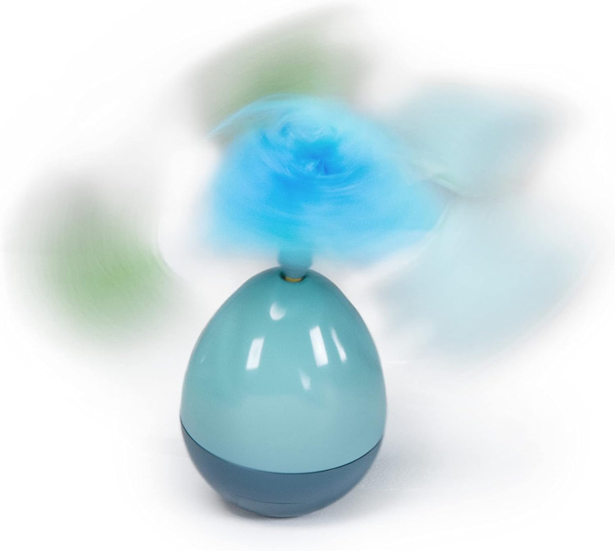 Spinning Electronic Motion Cat Toy, Battery Powered - Blue, One Size