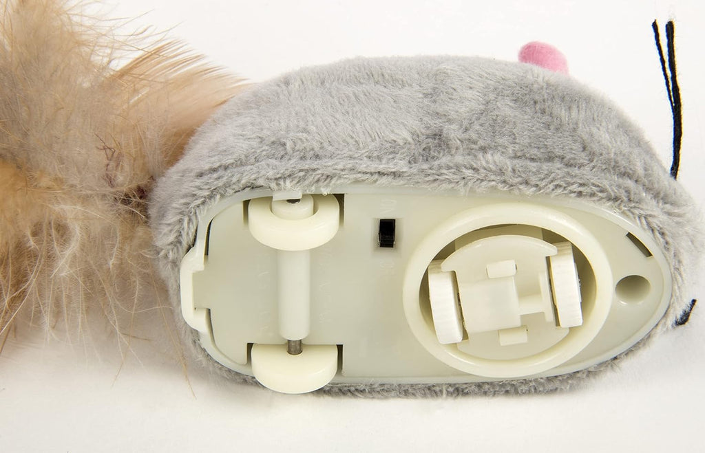 Electronic Motion Cat Toy, Battery Powered - Gray, One Size