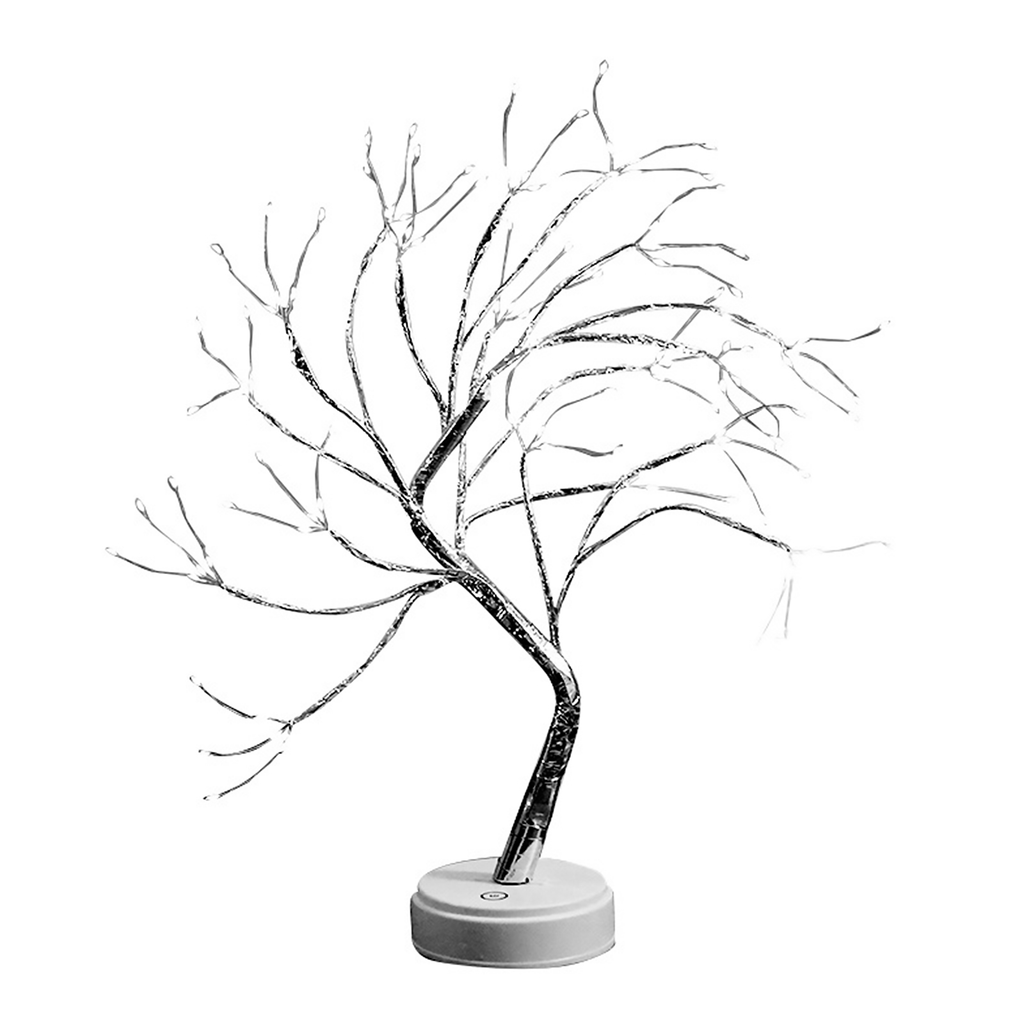 Light Tree Lamp, Led Lights Tree, Artificical Tree Lights, DIY Tree Lamp with 108 LED Lights, Battery, USB, Smart Touch, for Party Home Decoration, Gift for Wedding