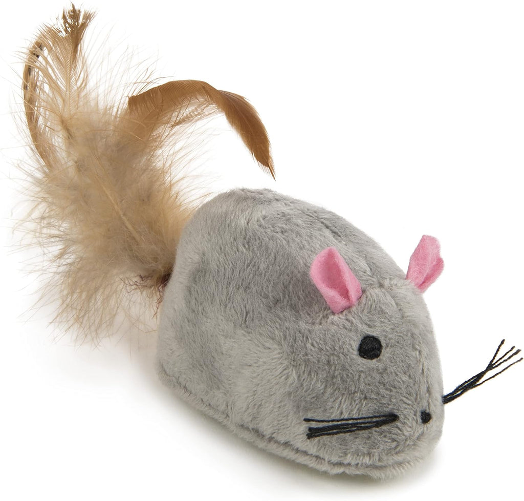 Electronic Motion Cat Toy, Battery Powered - Gray, One Size