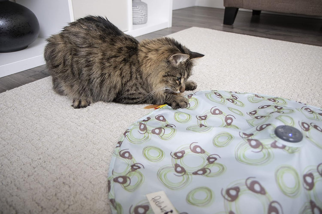 Concealed Electronic Motion Cat Toy, Battery Powered - Randomly Selected Color, One Size