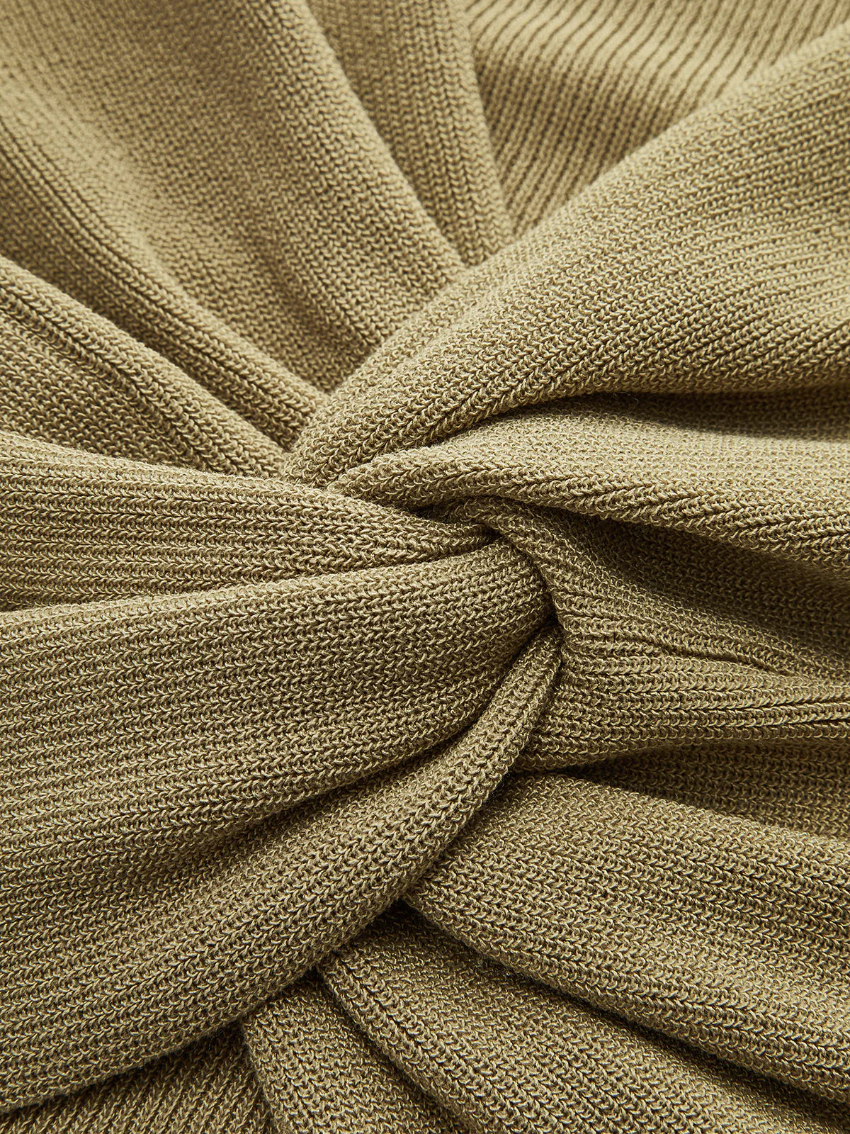 Knit Twist-Front Tank Top