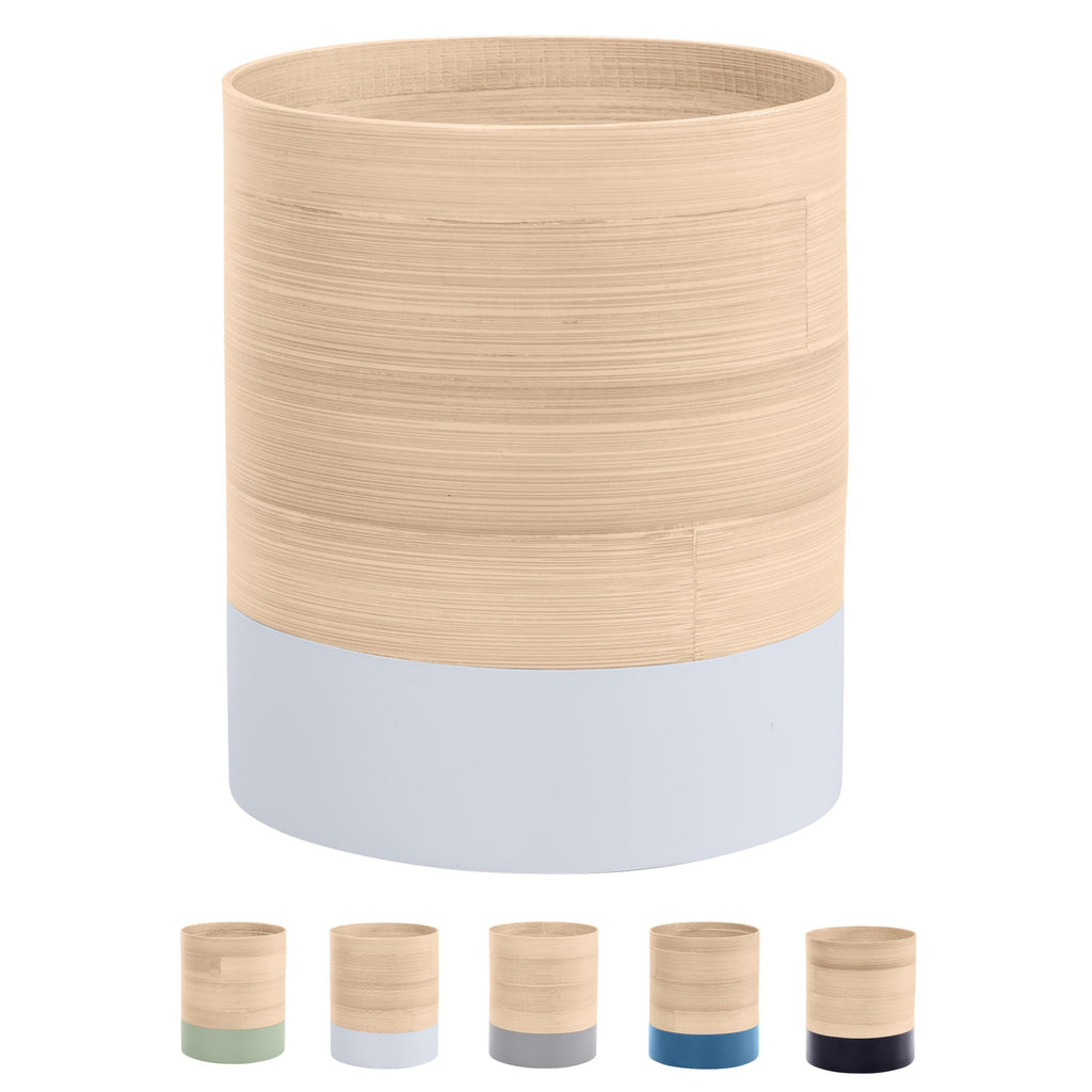 Spun Bamboo Kitchen Utensil Holder: Modern Countertop Organizer